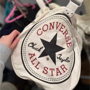 Off white converse shoulder bag